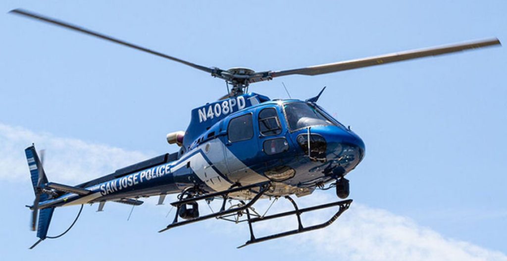 San Jose Police Department Airbus AS350B3 helicopter N408PD